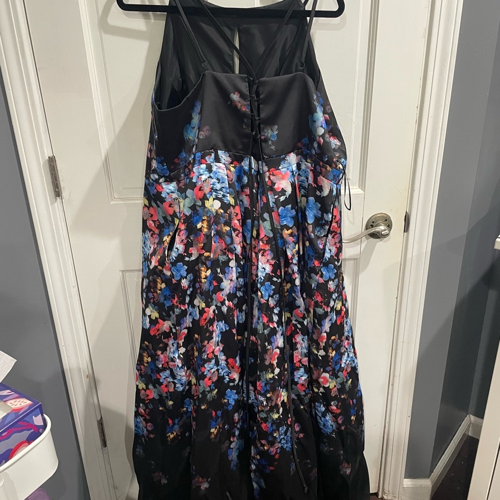 Morgan & Co. Black Corset Dress